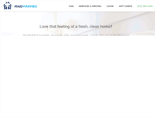 Tablet Screenshot of maidmarines.com